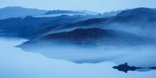 Loch Assynt mist layers