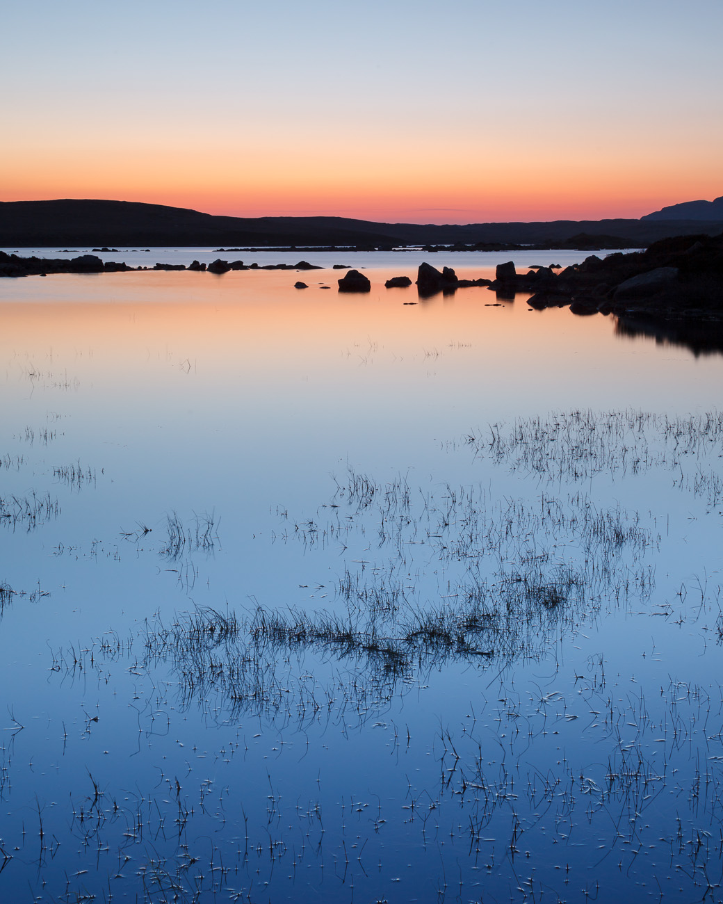 Sunrise at an isolated lochan